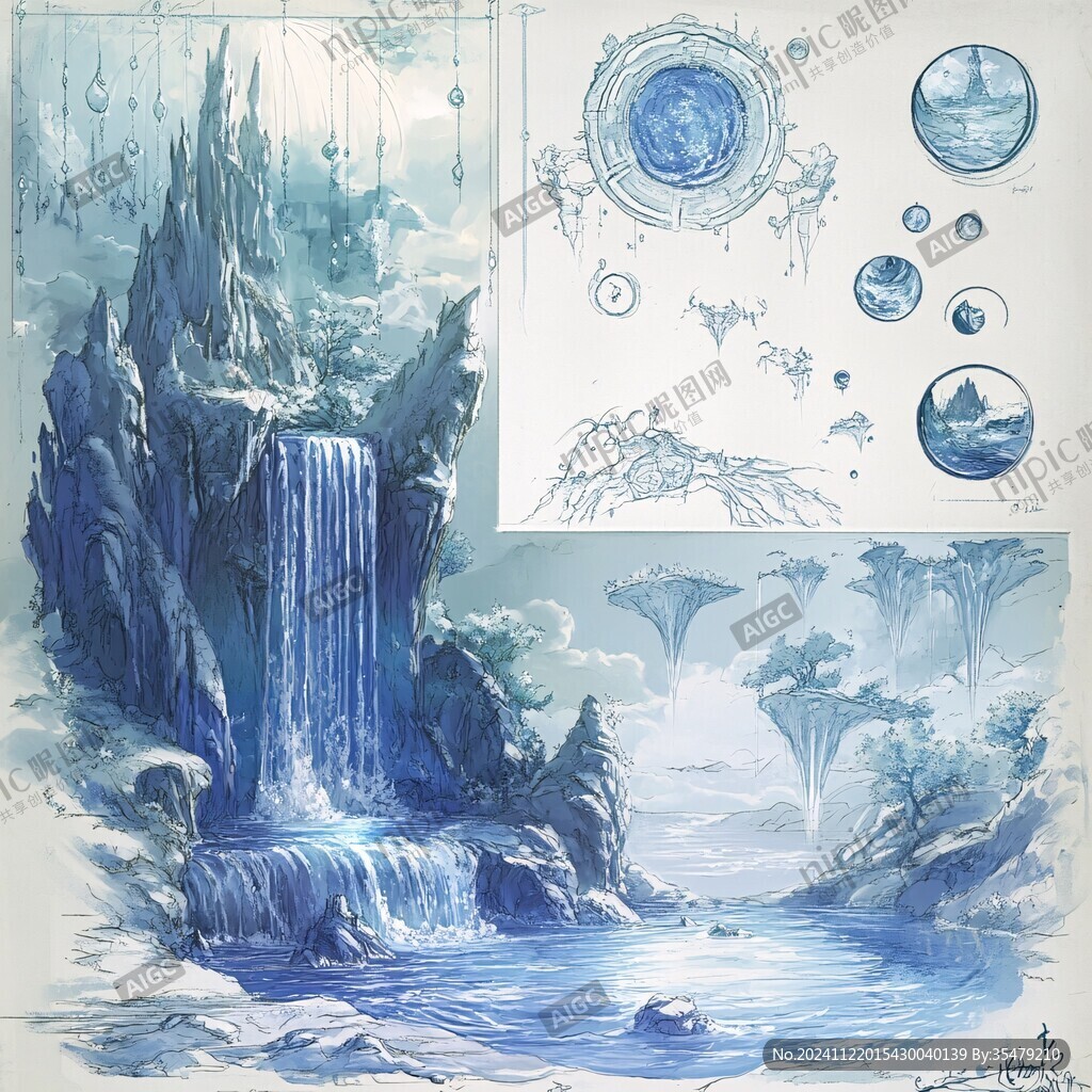 水元素布置