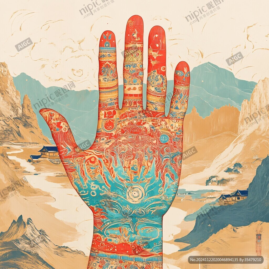 山海經插畫設計