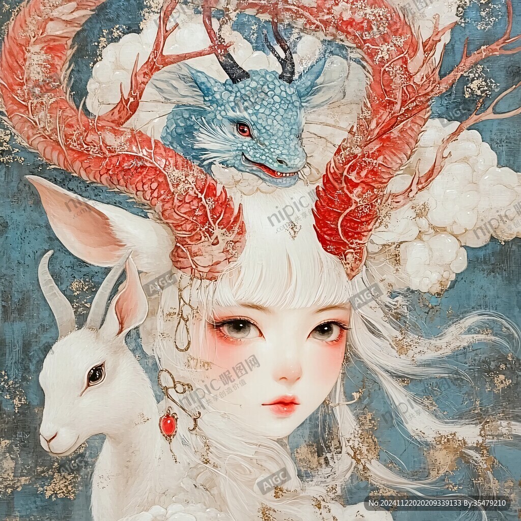 九尾狐插畫
