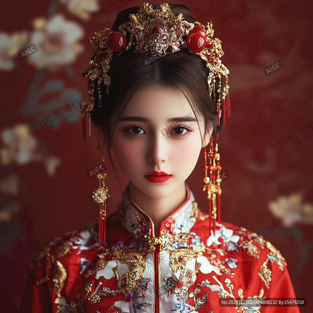 古風新娘頭飾