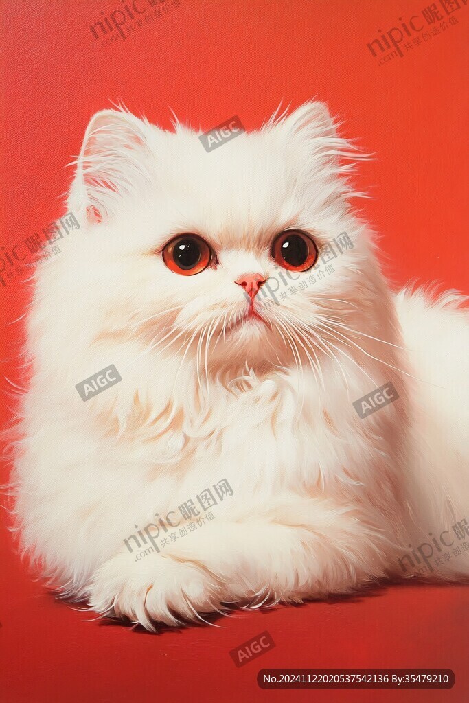金吉拉貓插畫