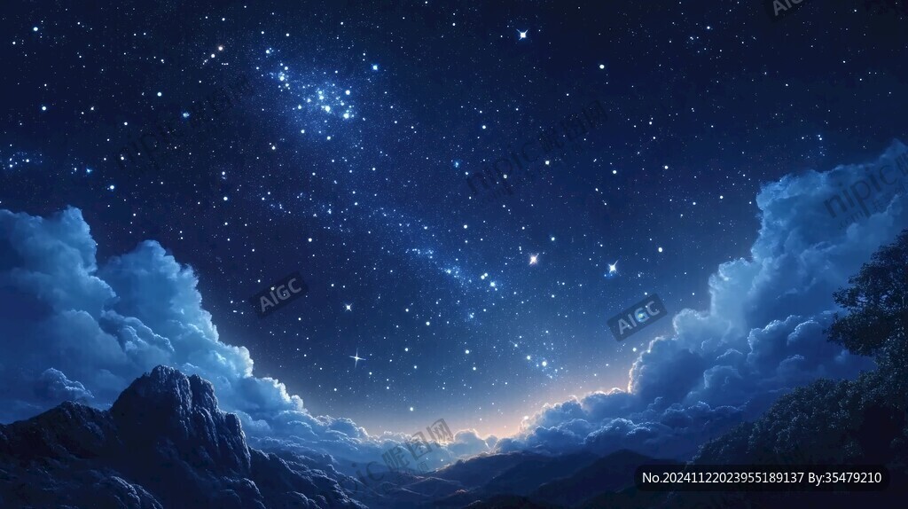 唯美星雨
