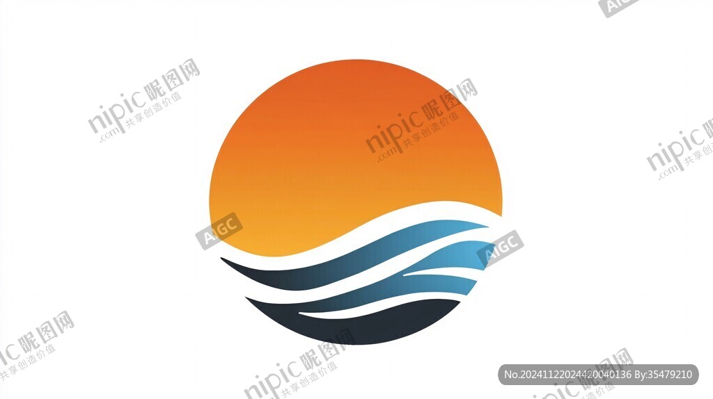 海港日出logo