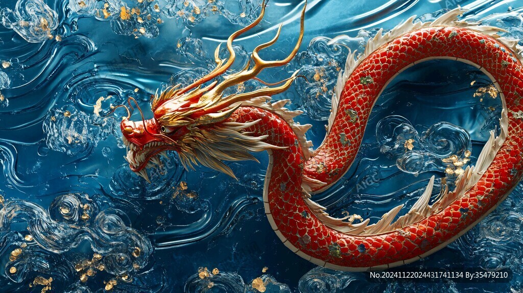 高清唯美雙龍戲珠