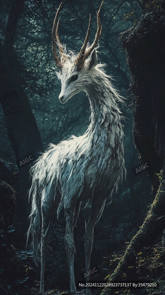 山海經異獸鹿蜀