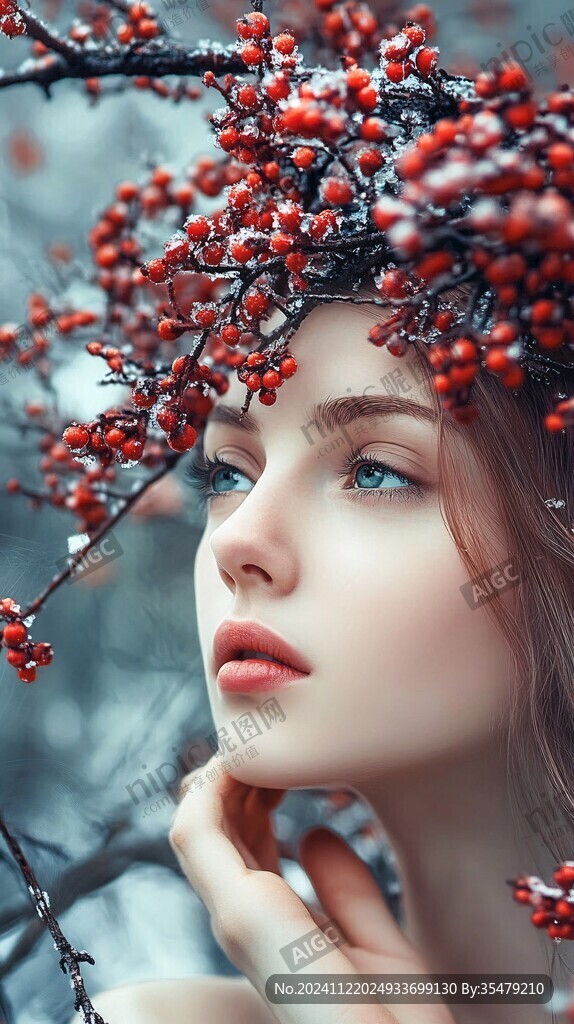 唯美紅果實