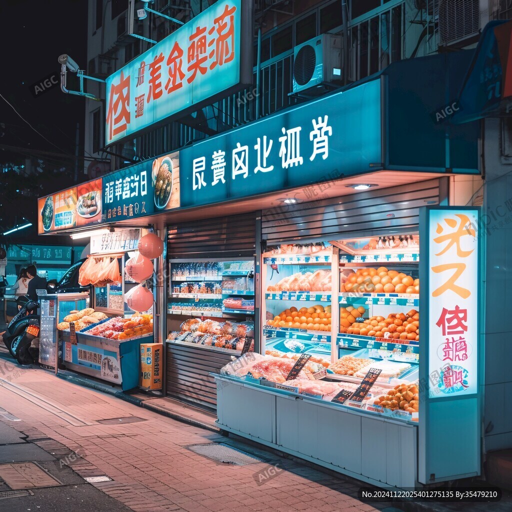 夜景便利店