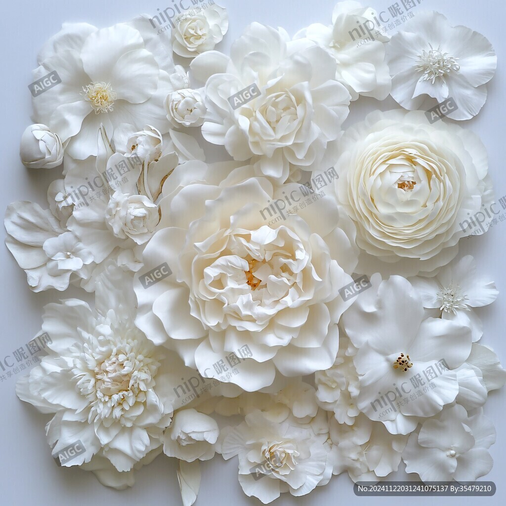 3d立體花卉牡丹