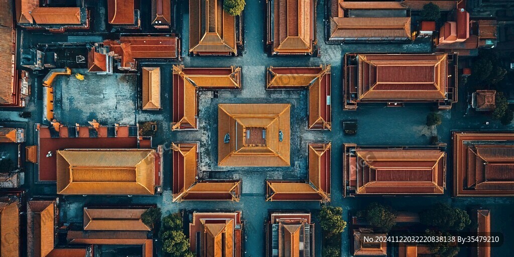 對(duì)稱建筑航拍