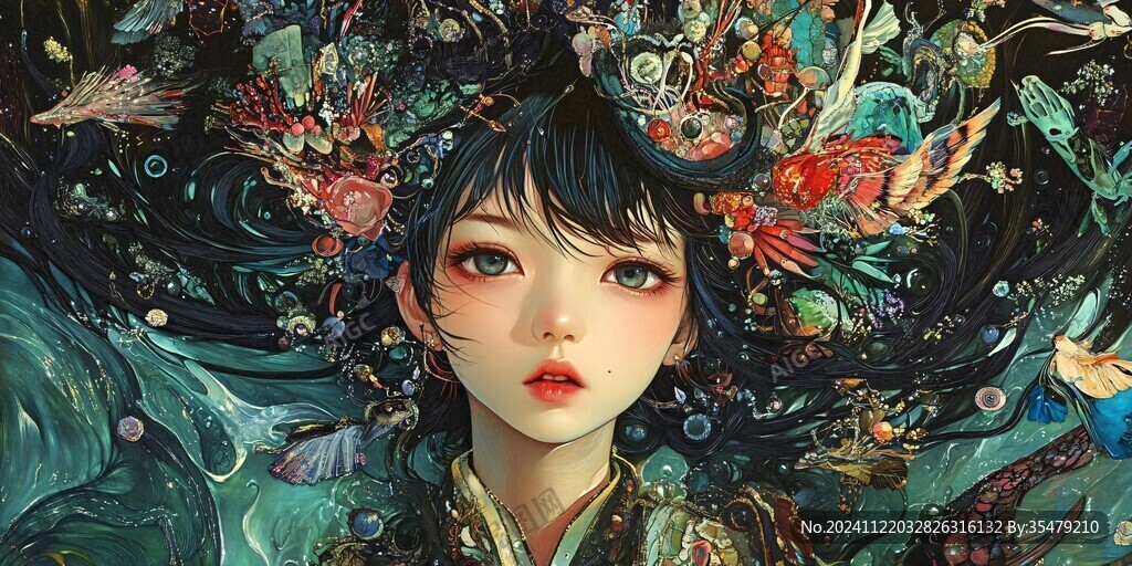仙女包裝插畫