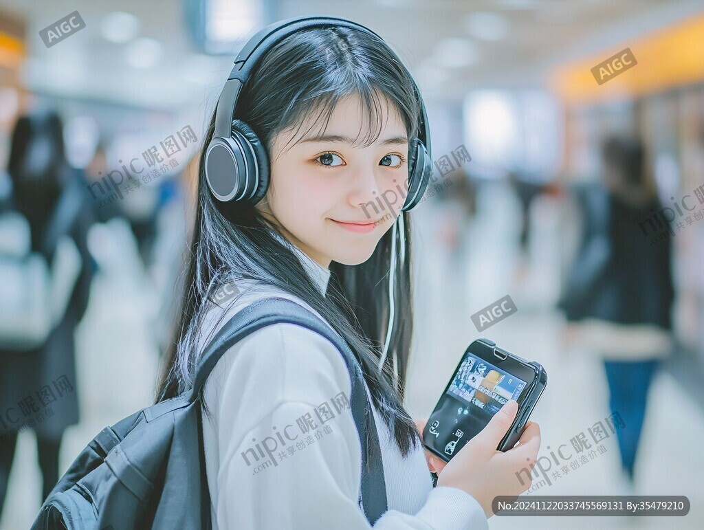 聽歌的少女