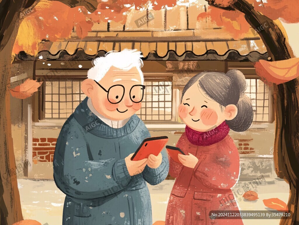 重陽節插畫