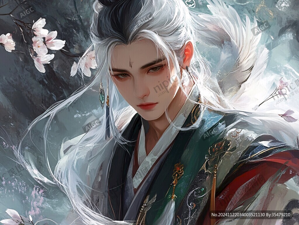 四大美男插畫