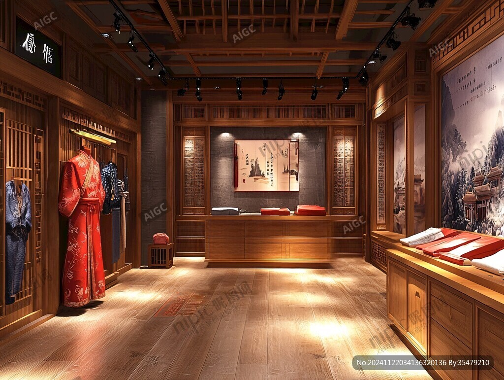 古典傳統(tǒng)服裝店