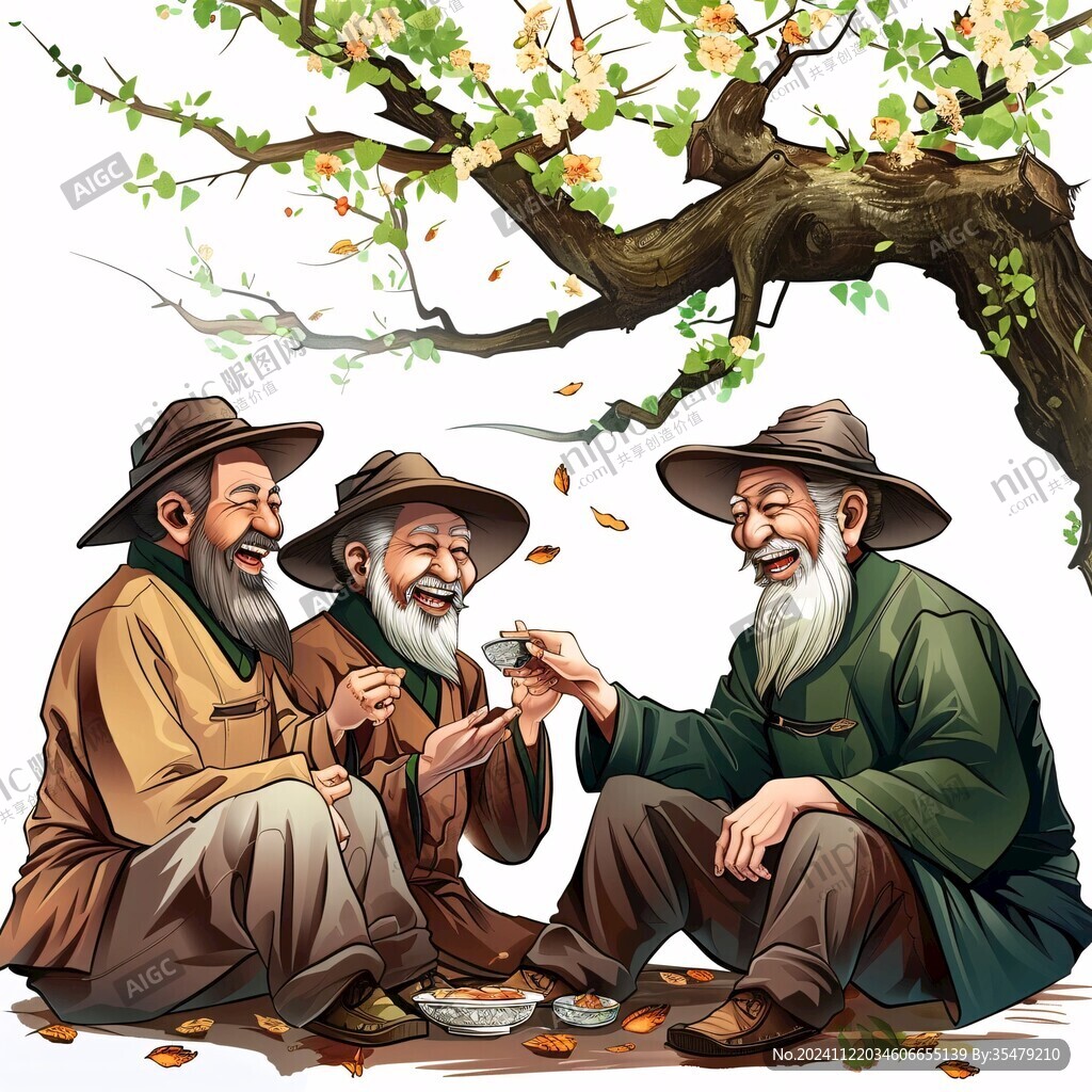 國風(fēng)蜂糖李包裝插畫