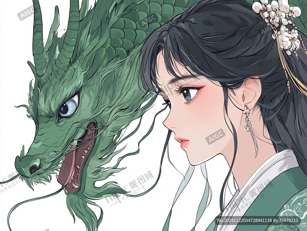 龍年系列插畫形象