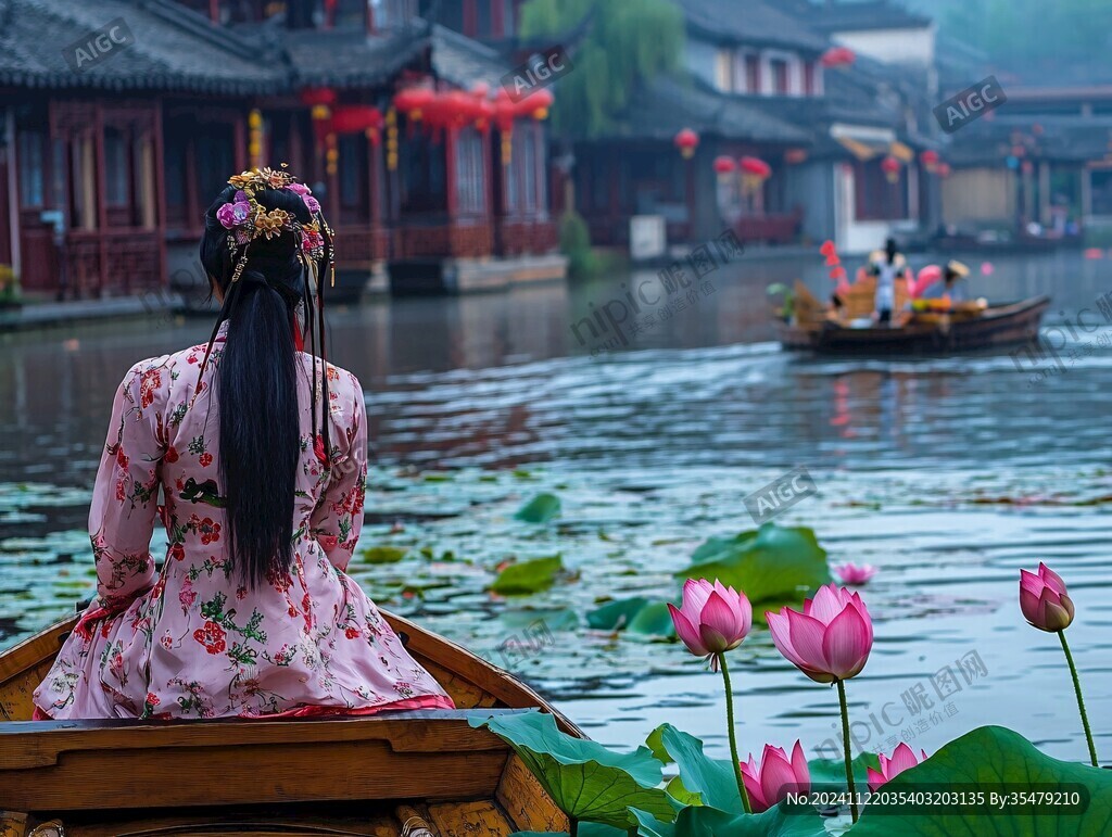 江南水鄉一朵蓮花