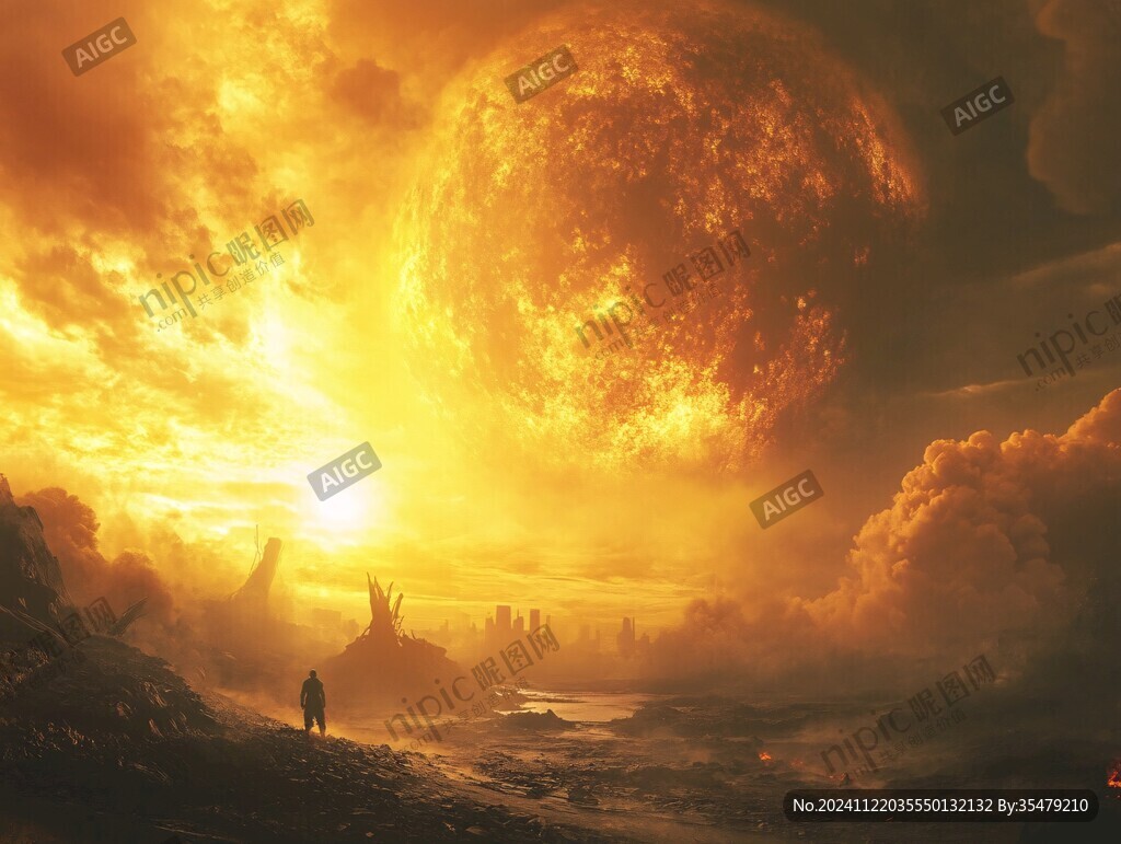 科幻場景宇宙洪荒