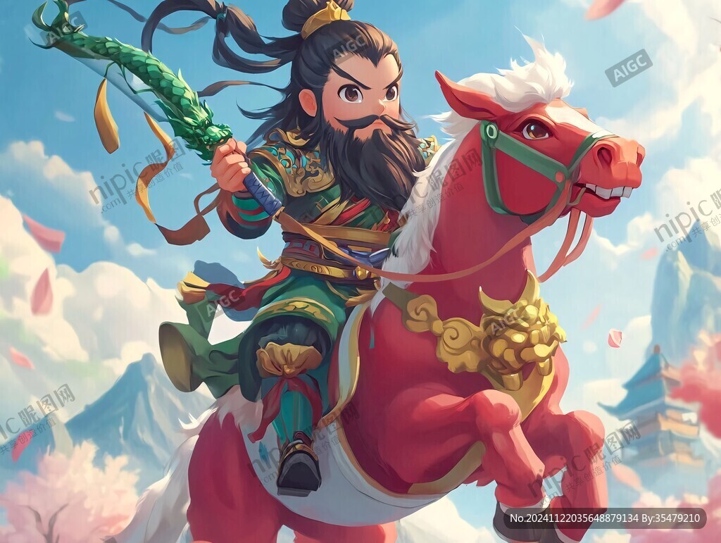 騎馬的黃忠