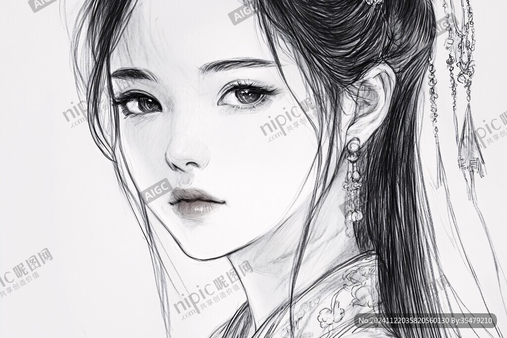 手繪古裝