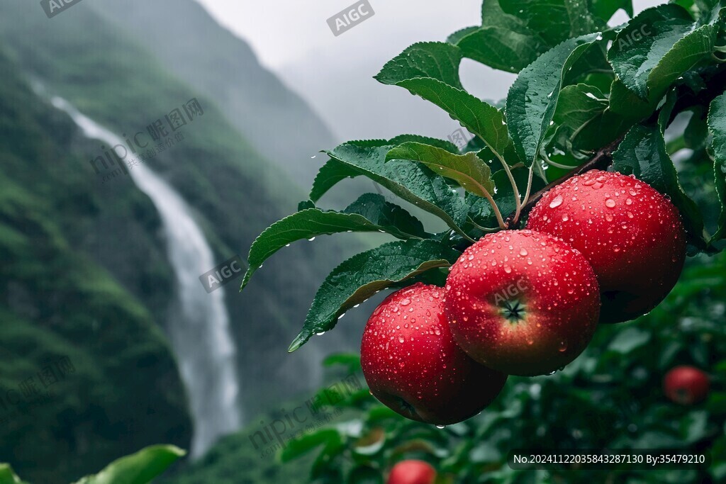 山區蘋果樹