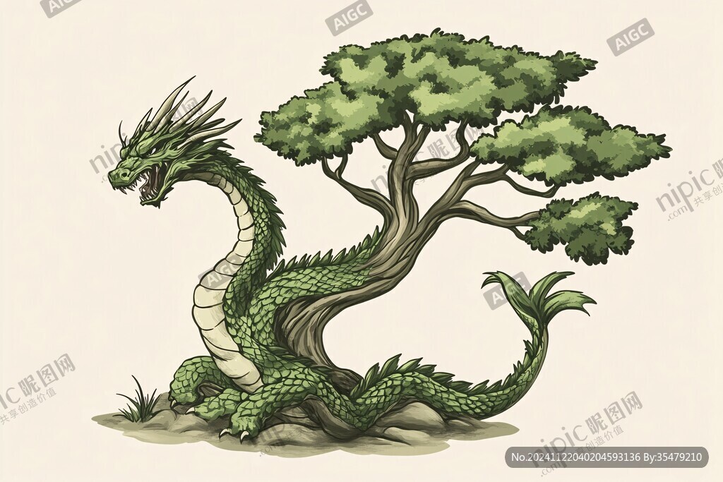 青龍手繪