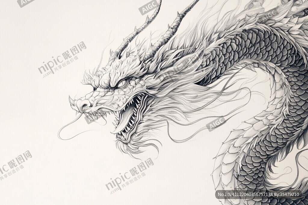 金龍線稿