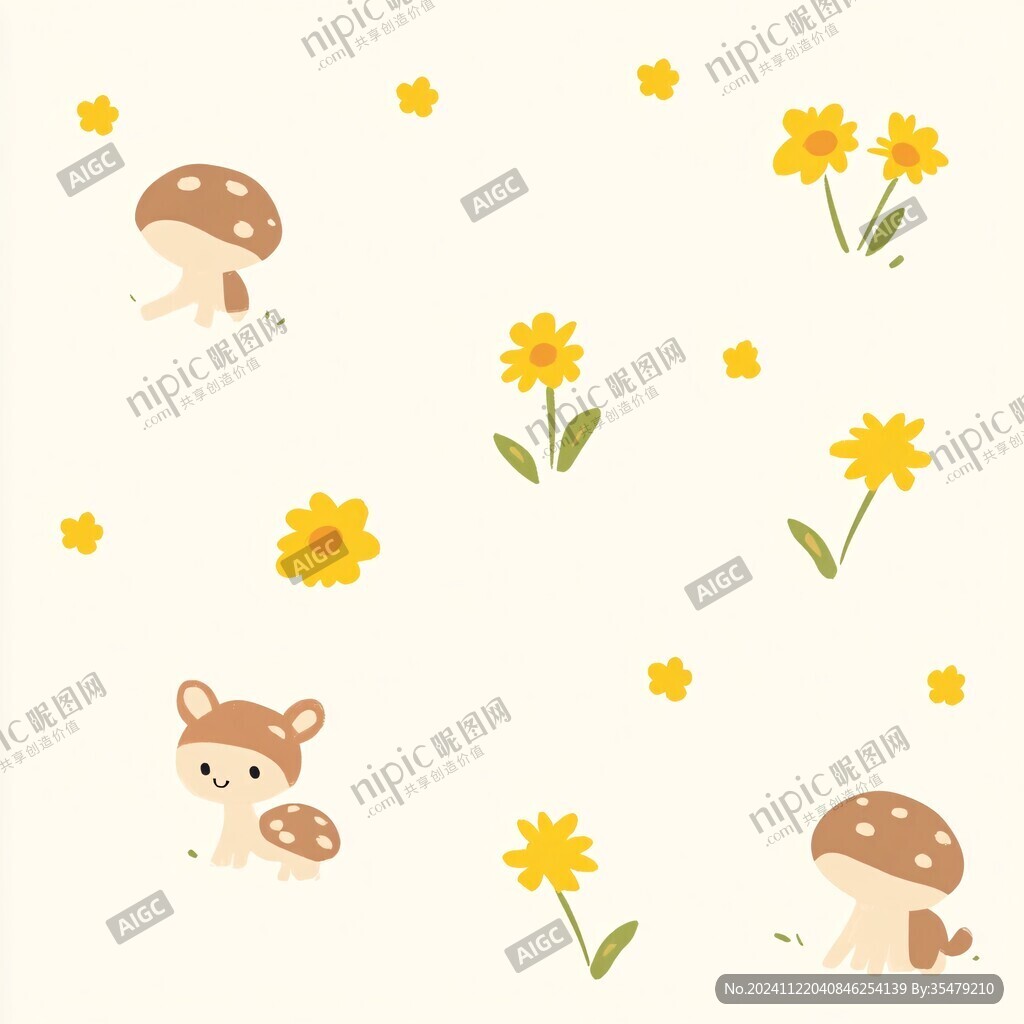 卡通小碎花