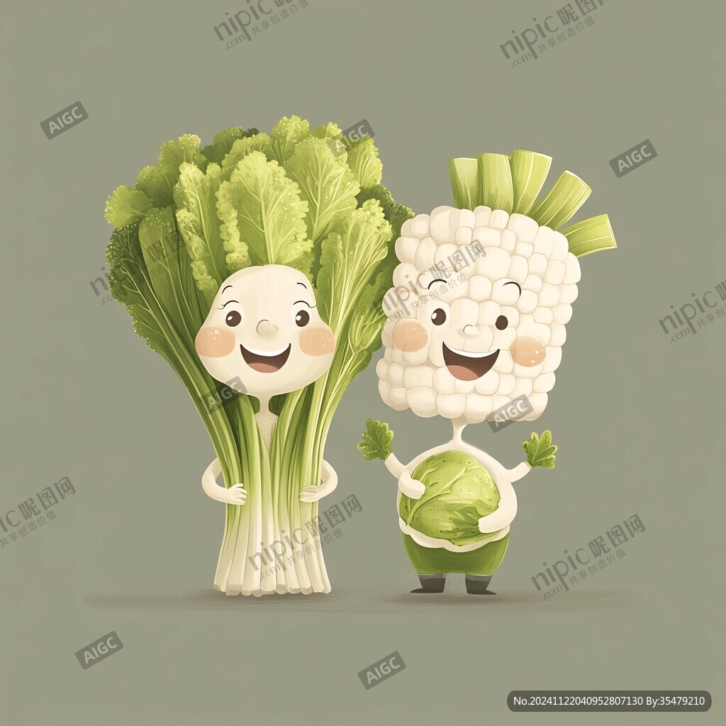 原創(chuàng)卡通蔬菜形象