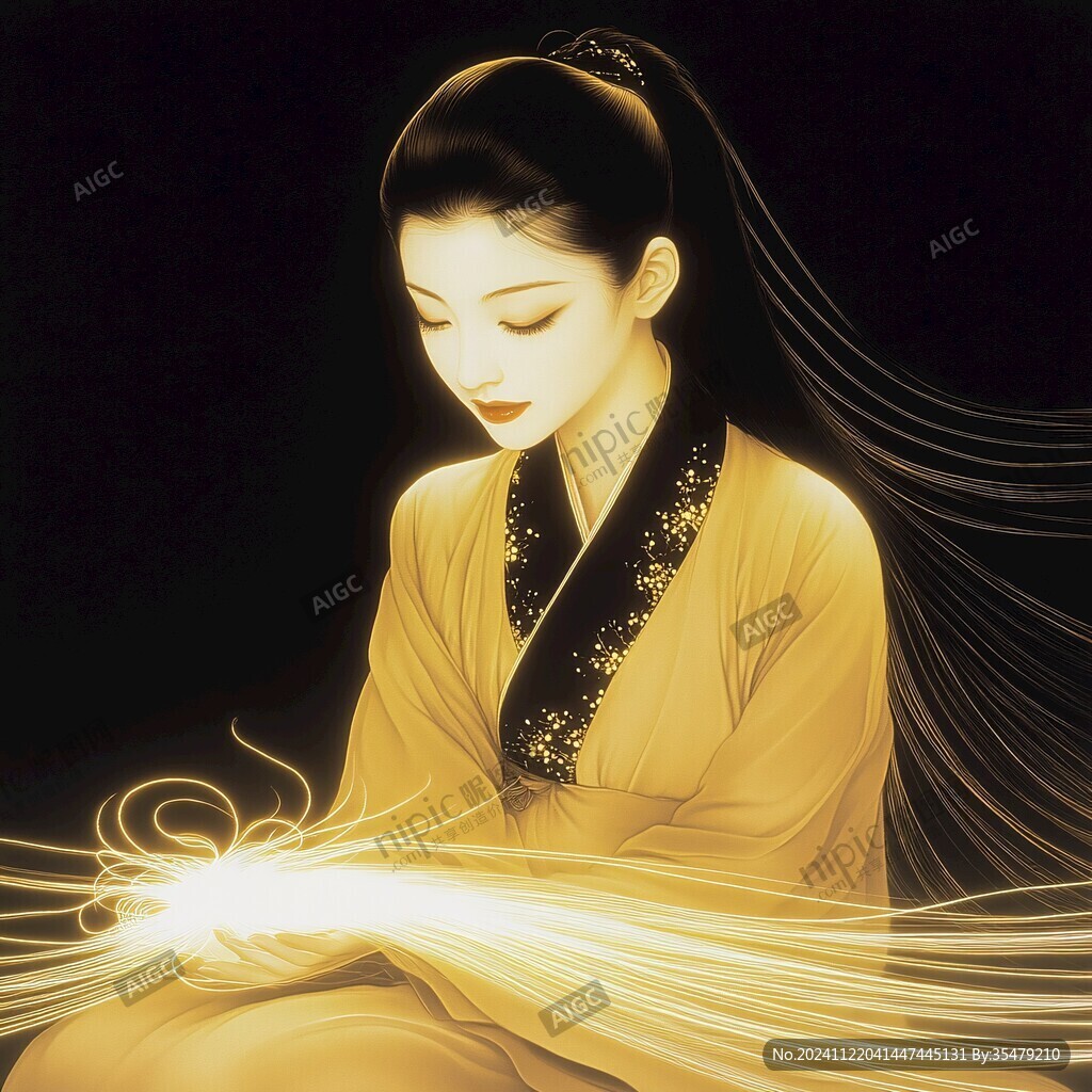 鼠繪古代美女