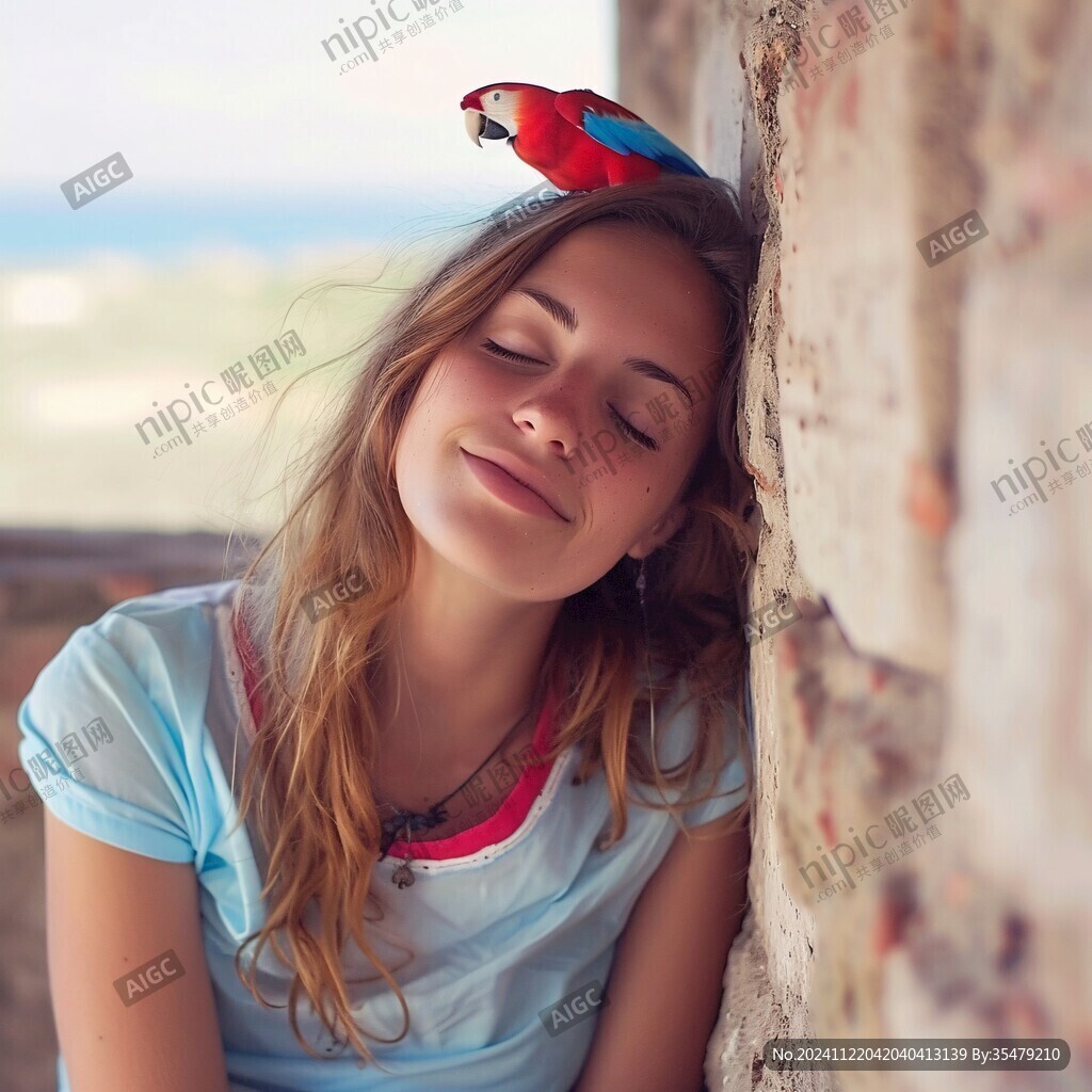 睡覺的少女