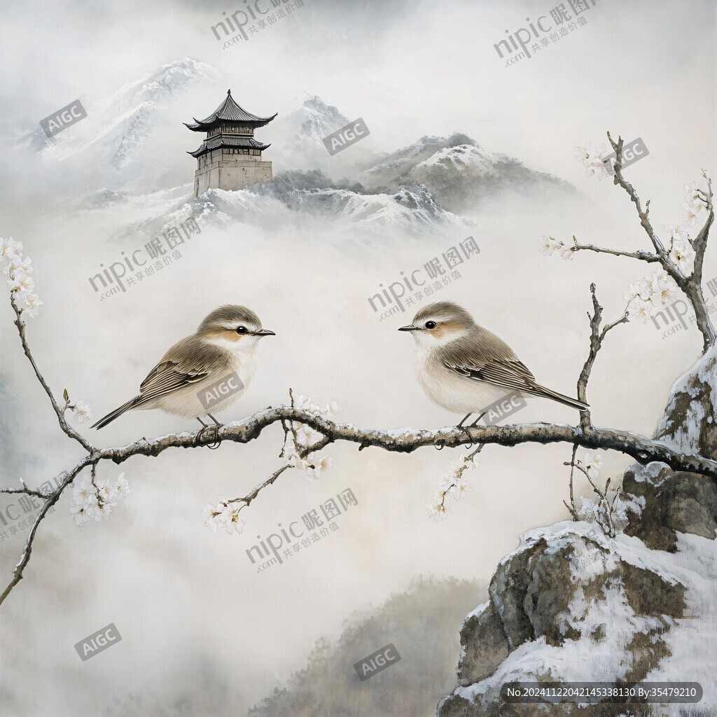 雙雀詩(shī)意