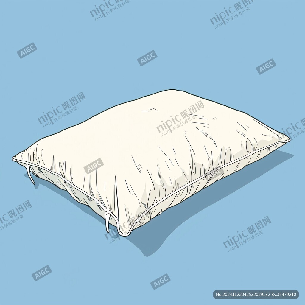 半床被子插畫