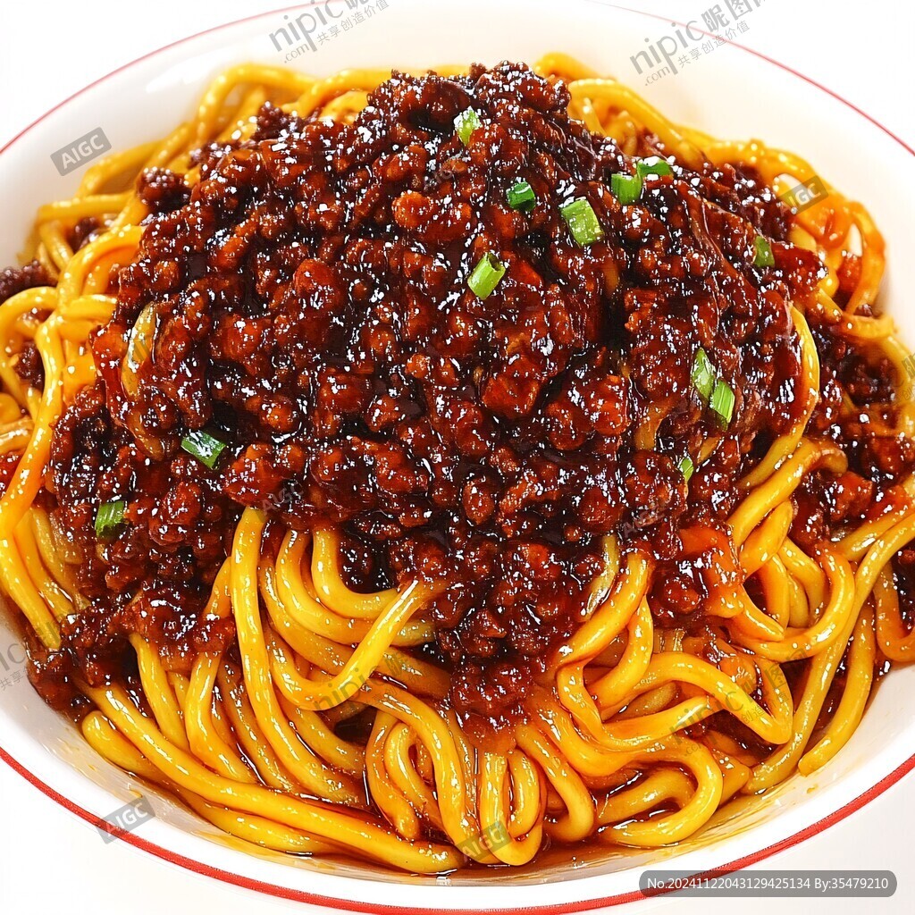 豆豉肉醬拌面