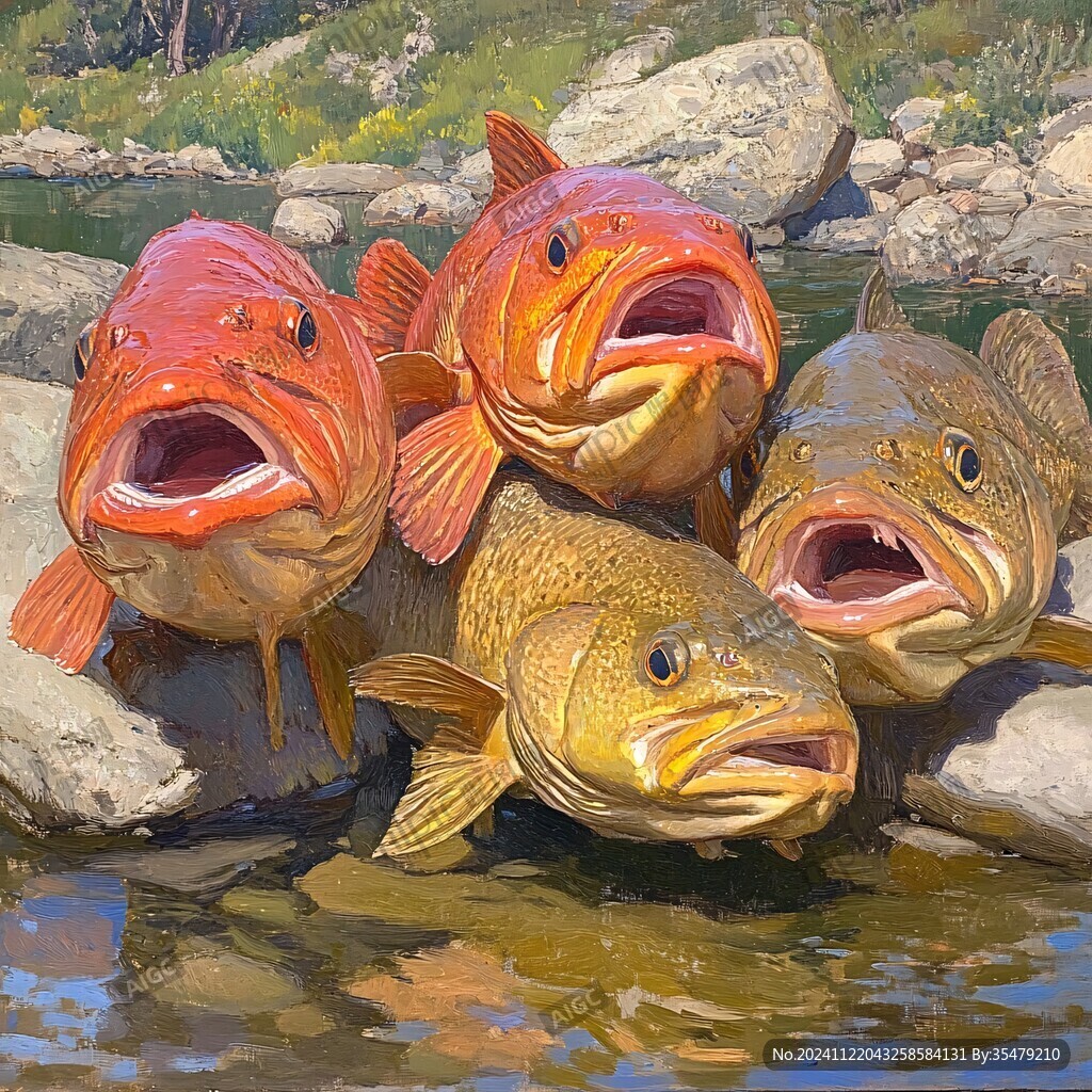 魚類3d畫
