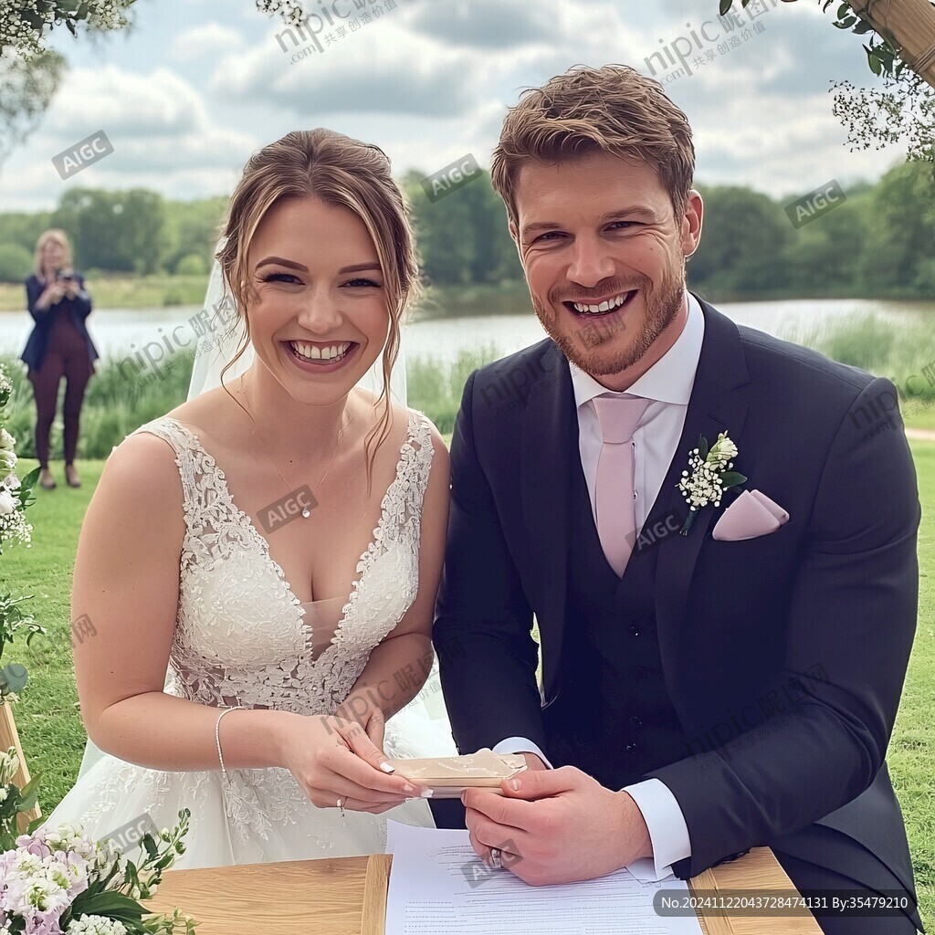新人在订婚书上按手印 新人在订婚书上按手印