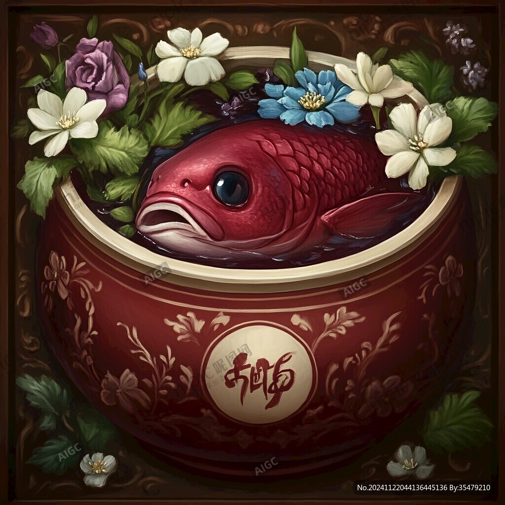 年年有余插畫