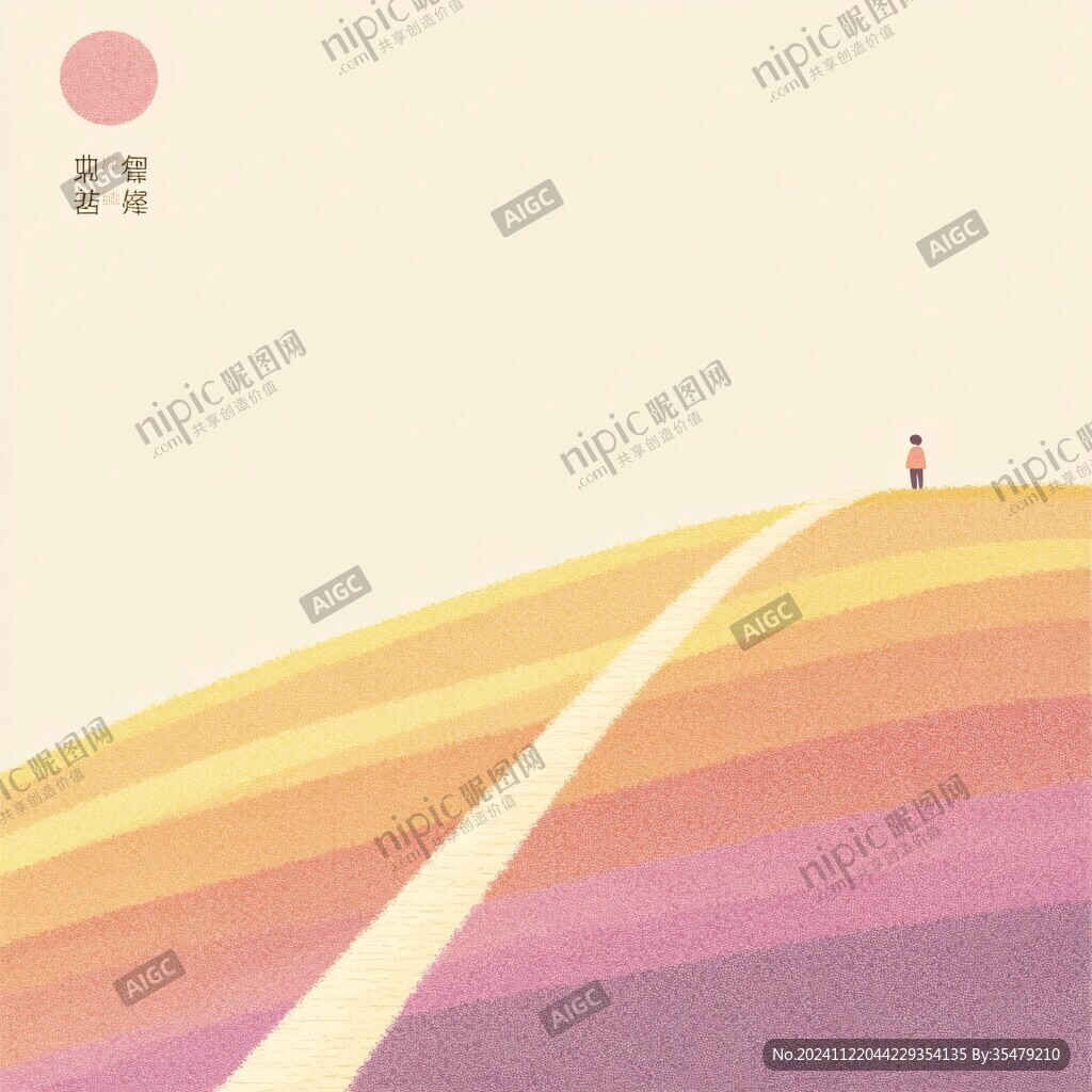 噪點(diǎn)質(zhì)感簡(jiǎn)潔插畫(huà)