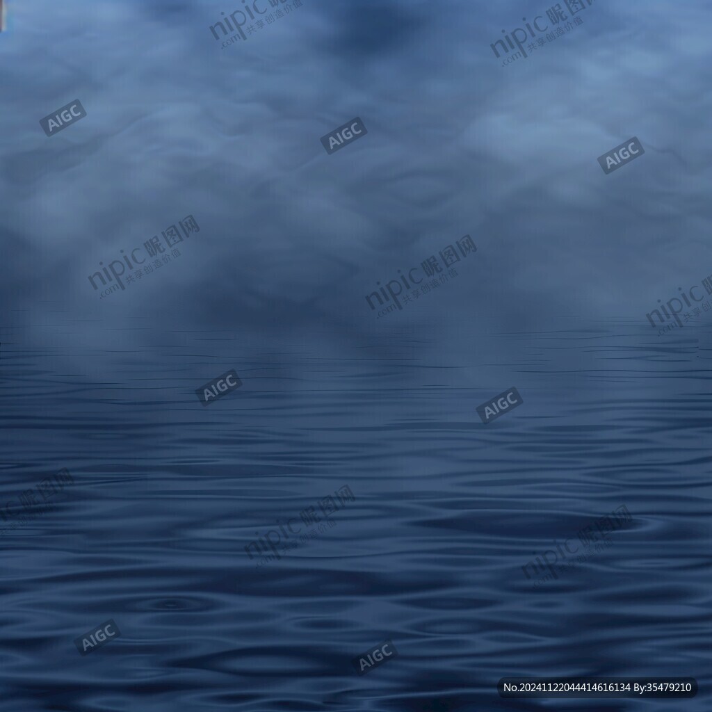 藍色水紋水底