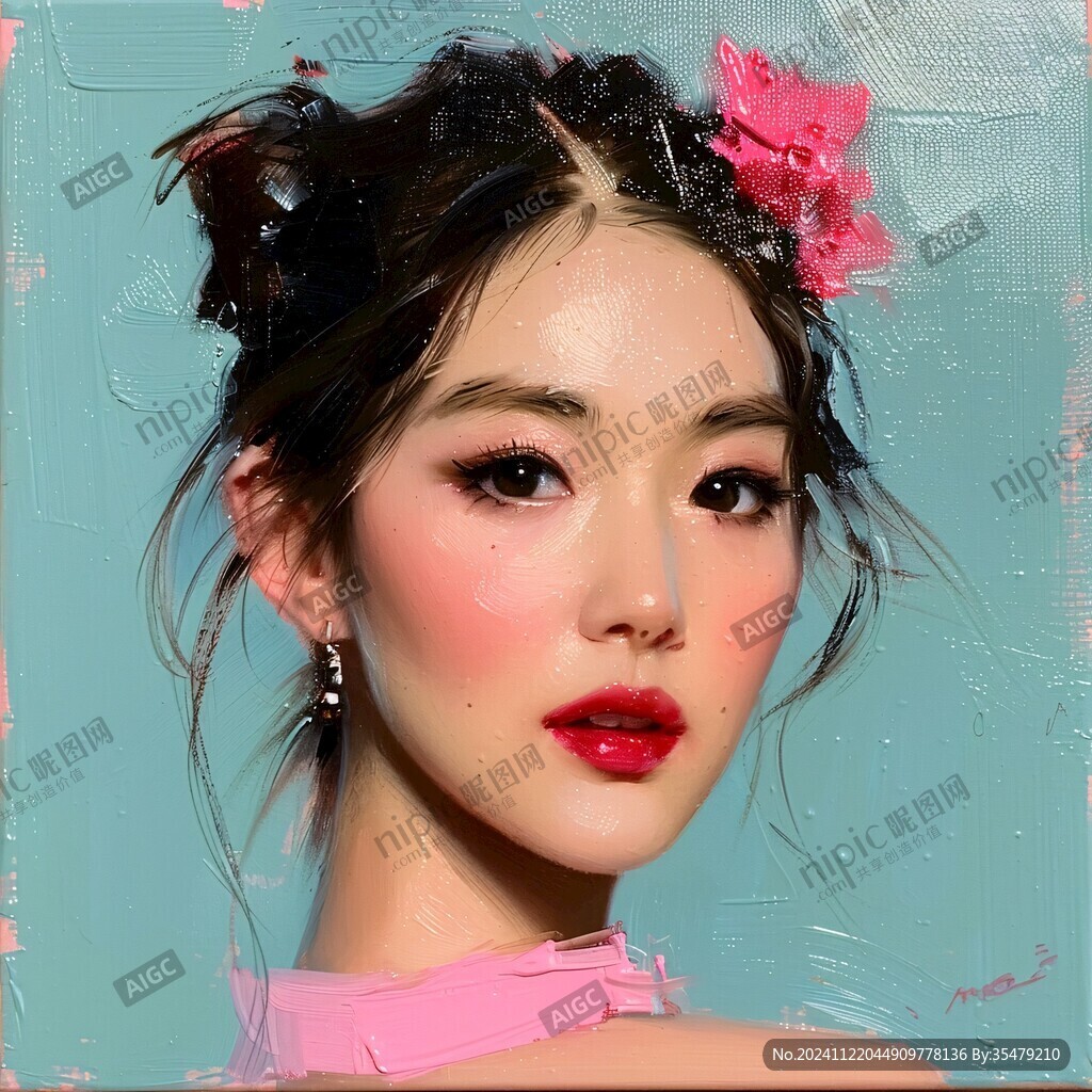 美妝少女美妝造型