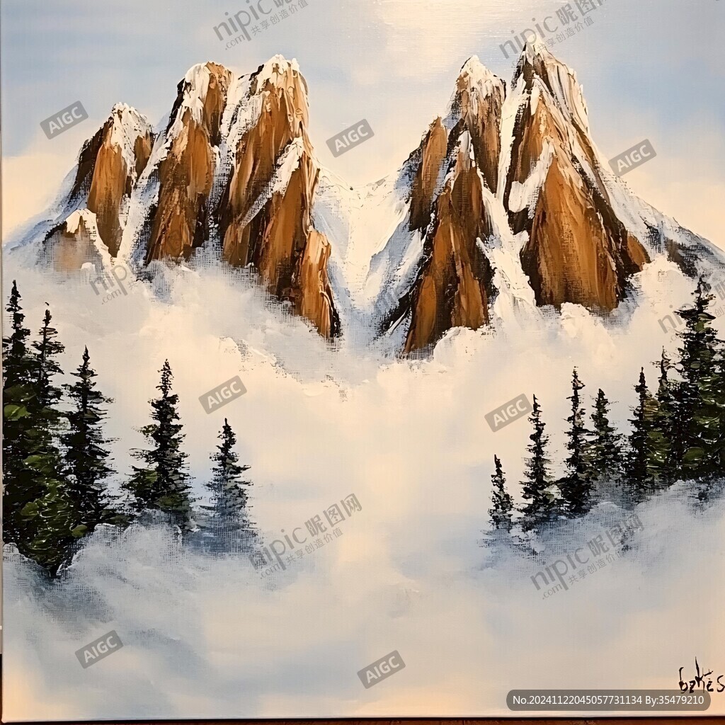 純手工繪制風景