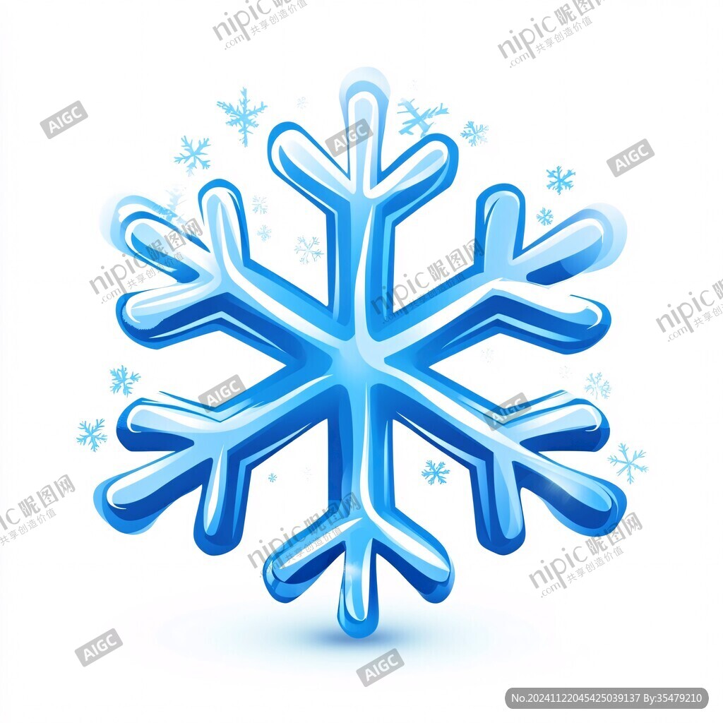 雪花效果圖