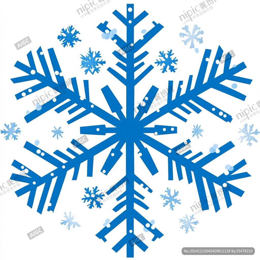 雪花效果圖