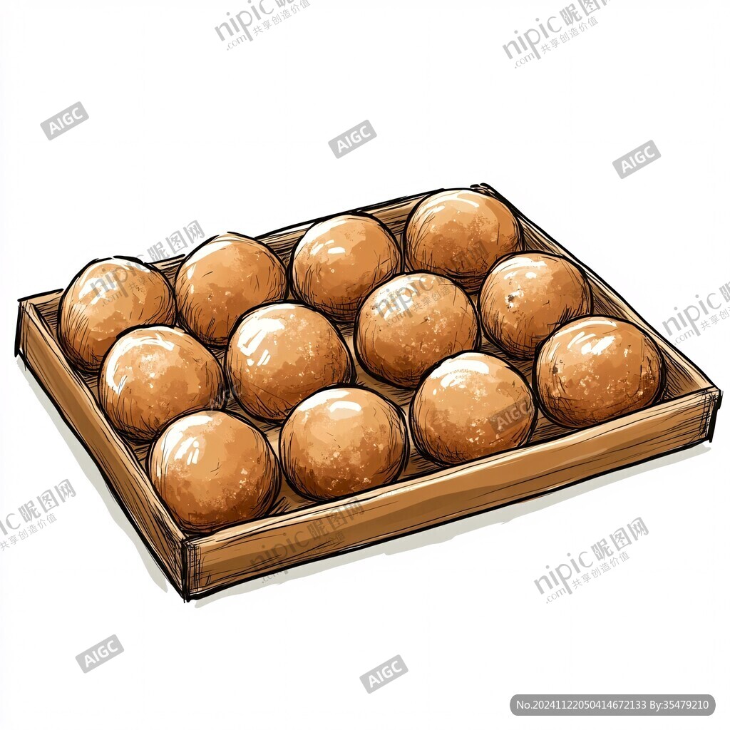 紅豆包插畫