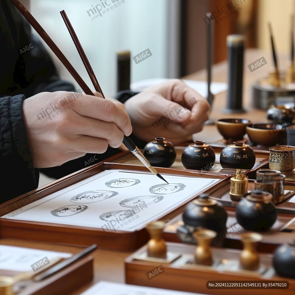 篆刻創(chuàng)作特寫