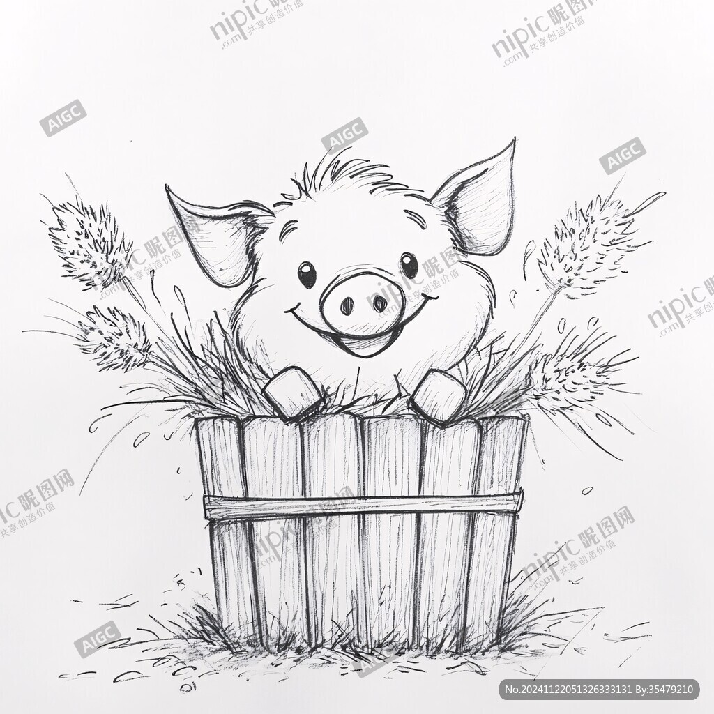 手繪飼養(yǎng)場(chǎng)