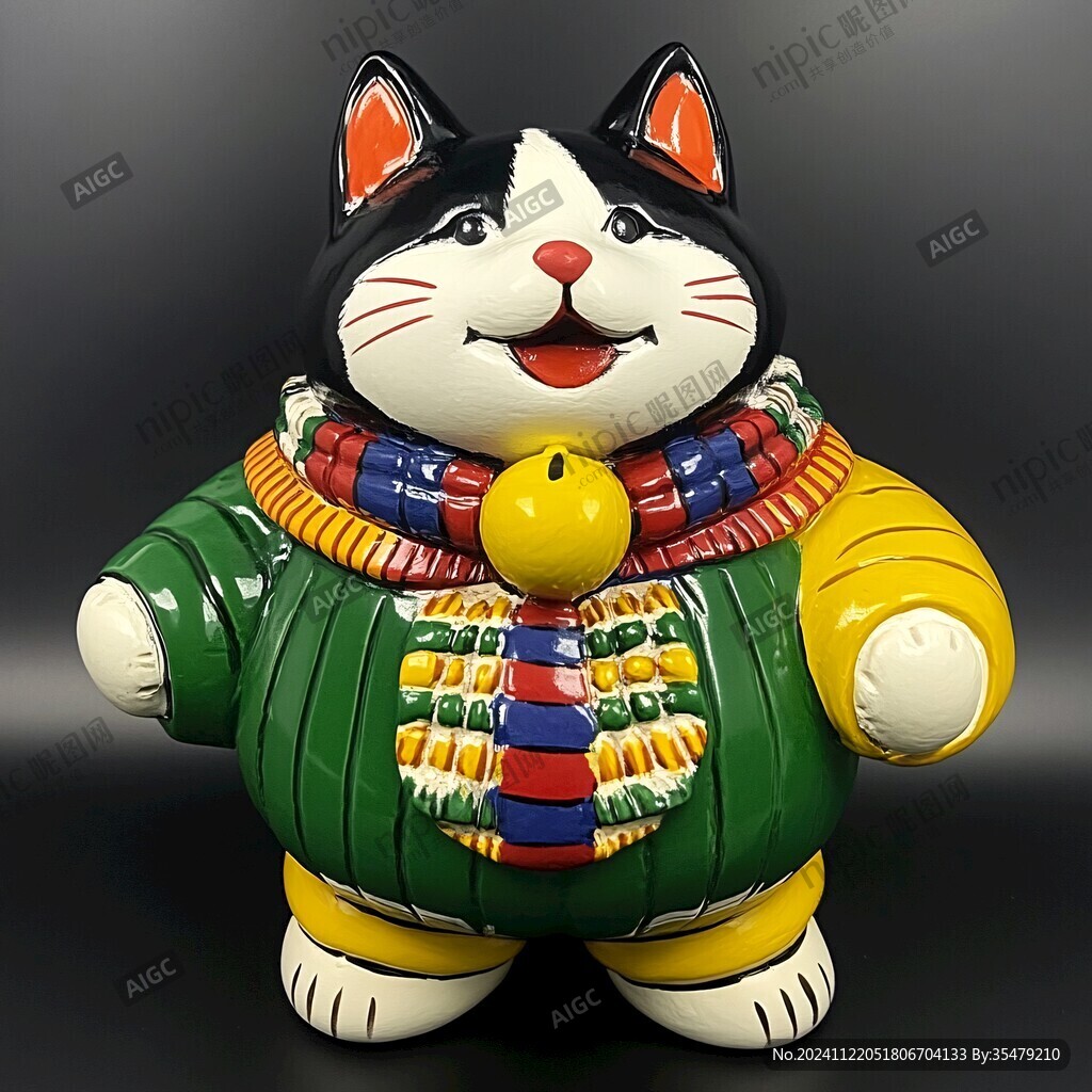 3d招財貓