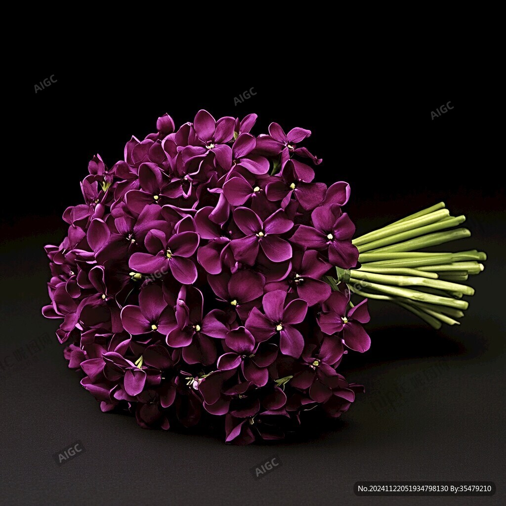 寫實繡球花