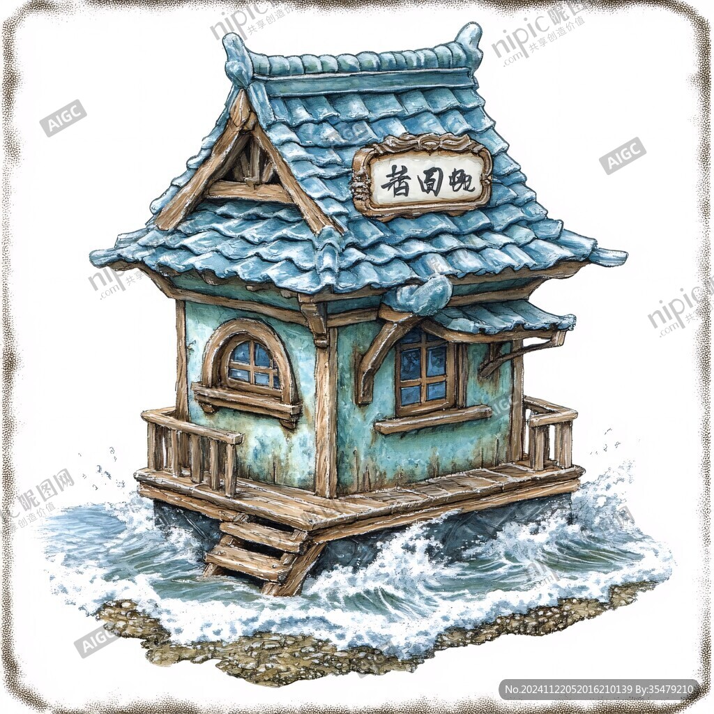 海岱樓插畫