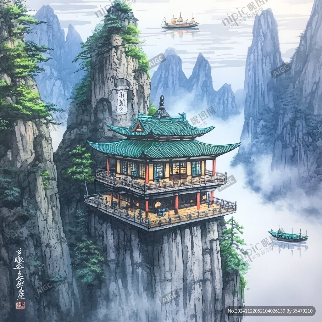 石寶寨插畫